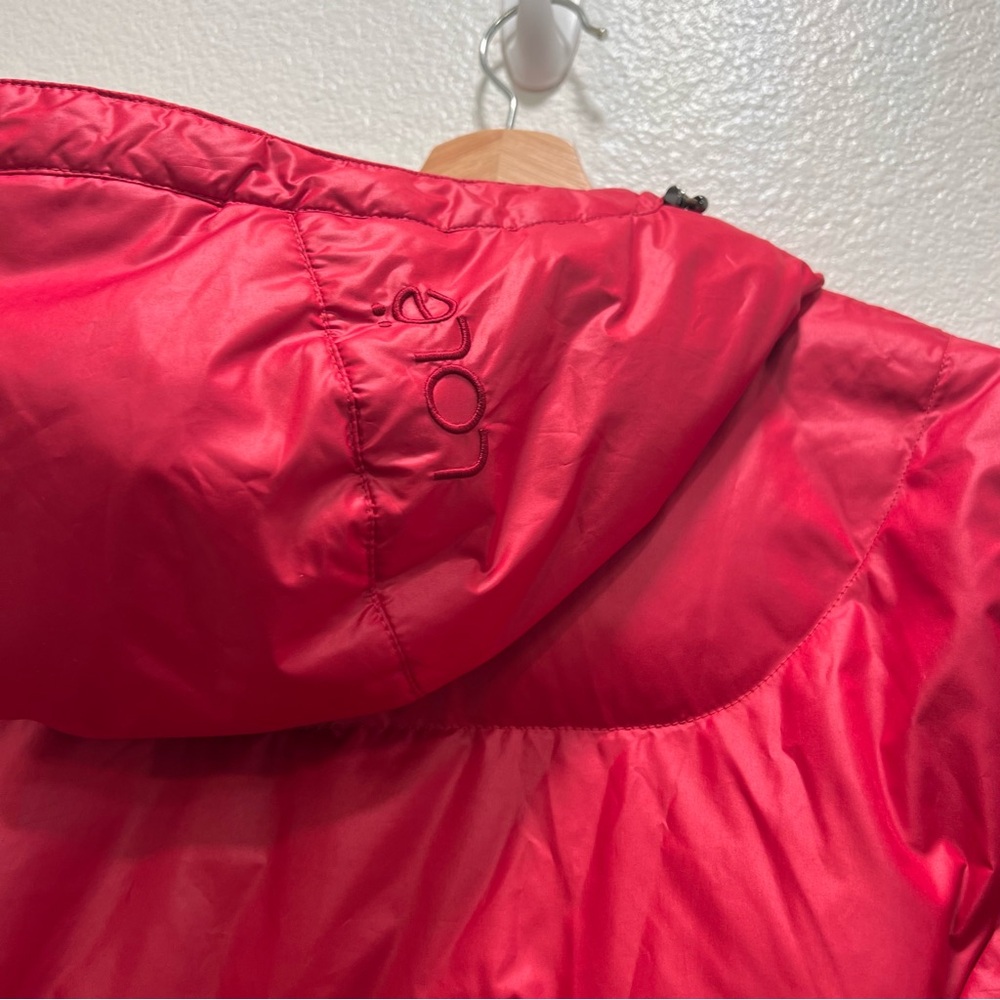 LOLE Down Puffer Jacket Parka Hooded Pink Raspberry - Picture 10 of 16